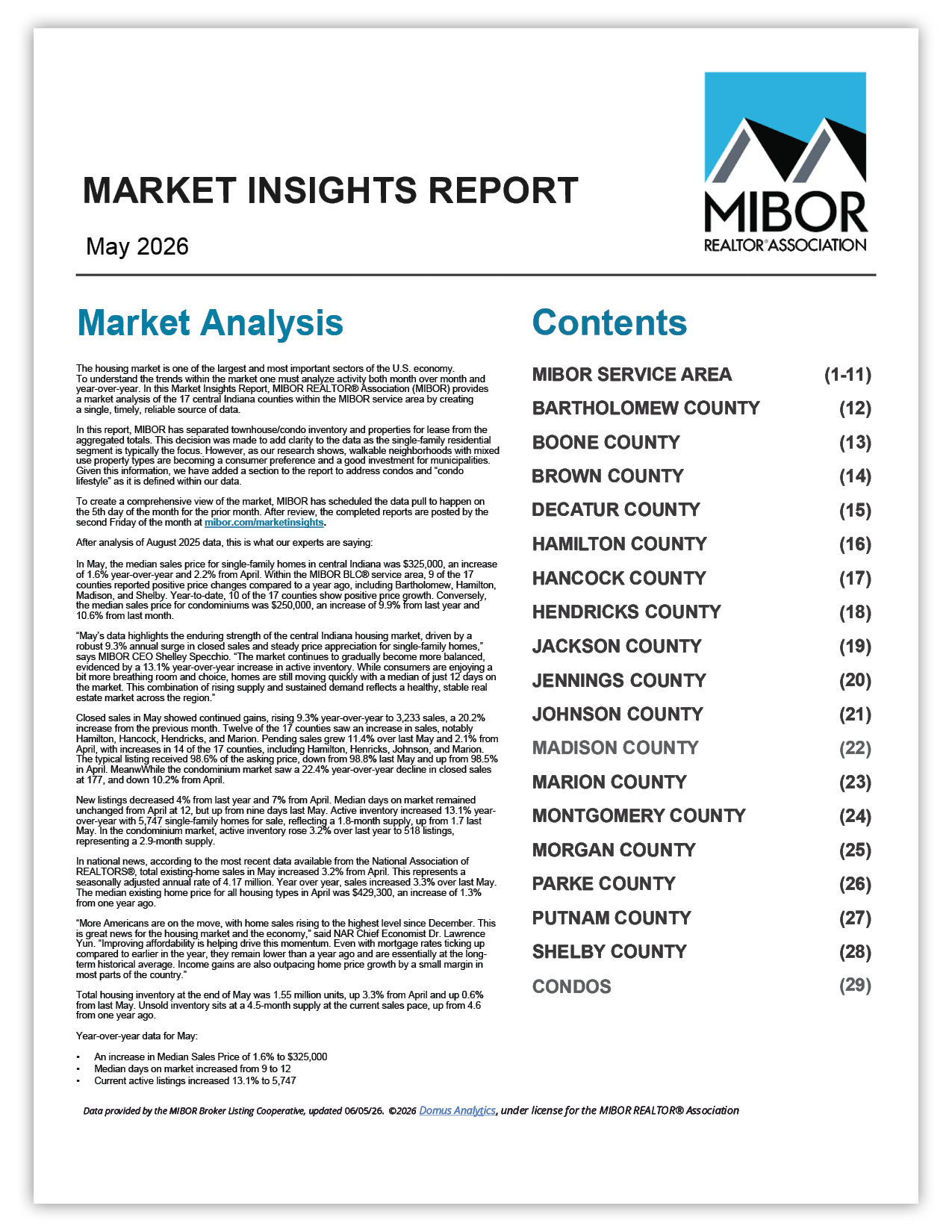Market Snapshot_May_Cover This image shows a preview of the May 2026 Market Insights Report.